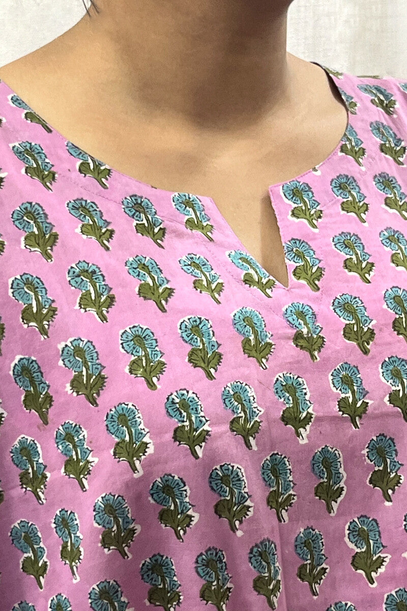Purple Handcrafted Kaftan