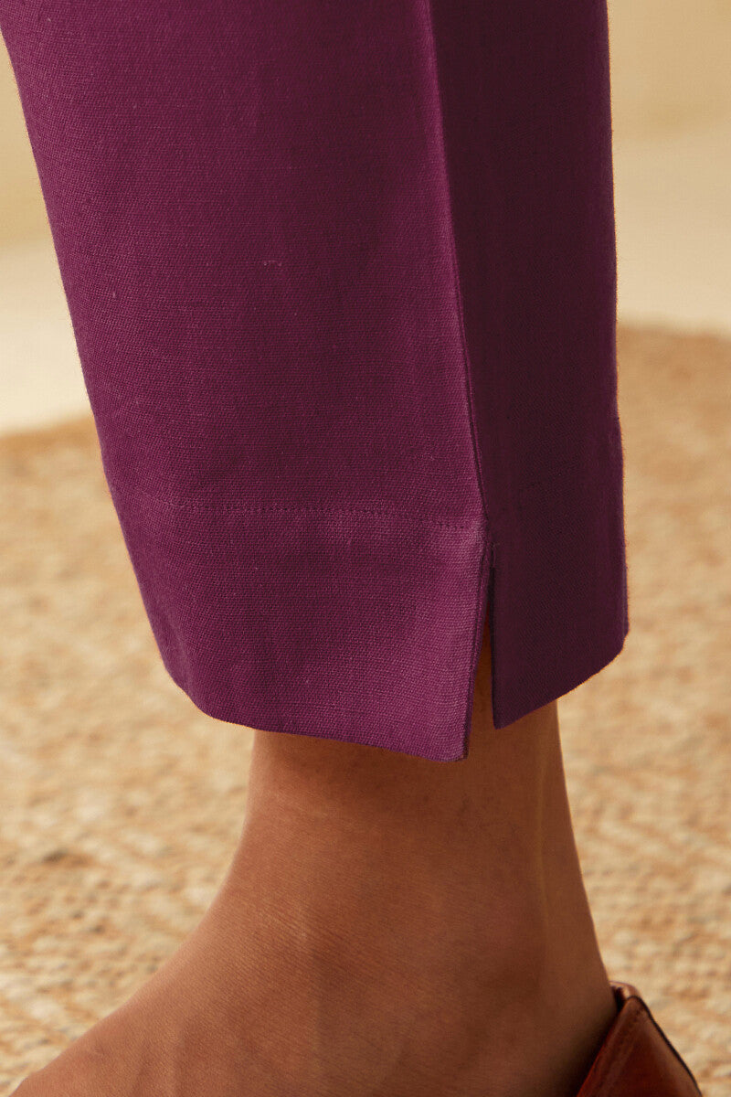 Gulbarg Magenta Narrow Pants
