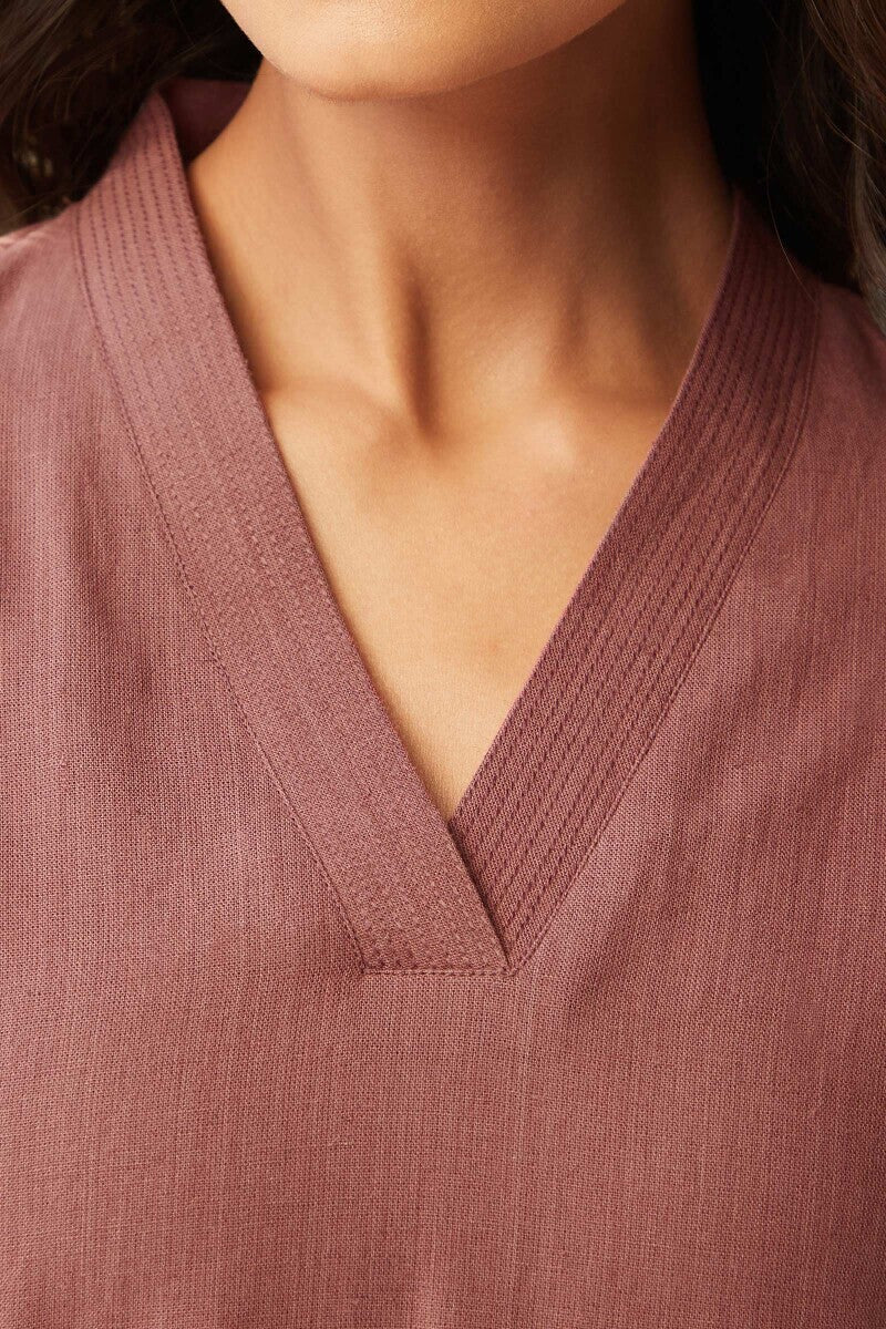 Roza Seher Red Kurta