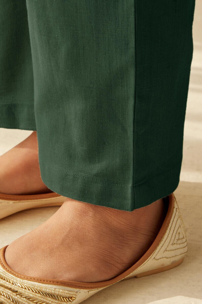 Roza Seher Green Pants