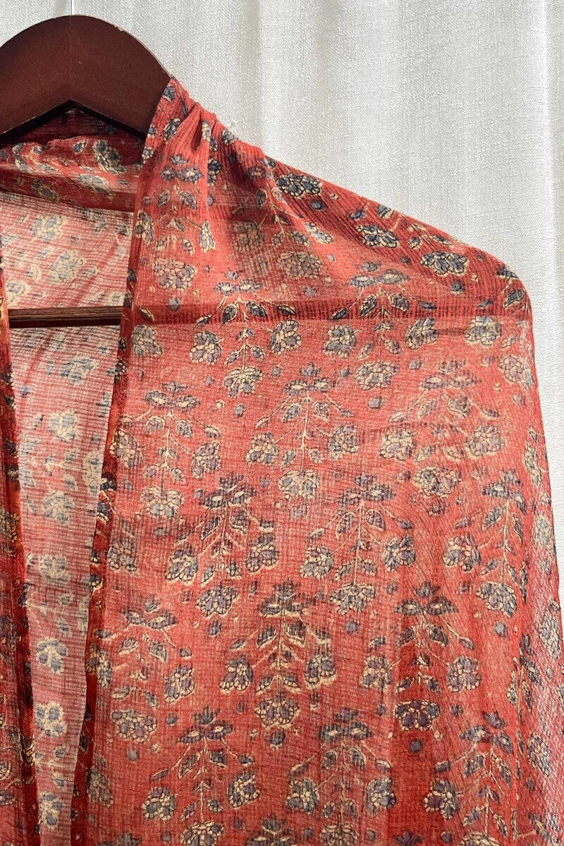 Bagru Red Kurta