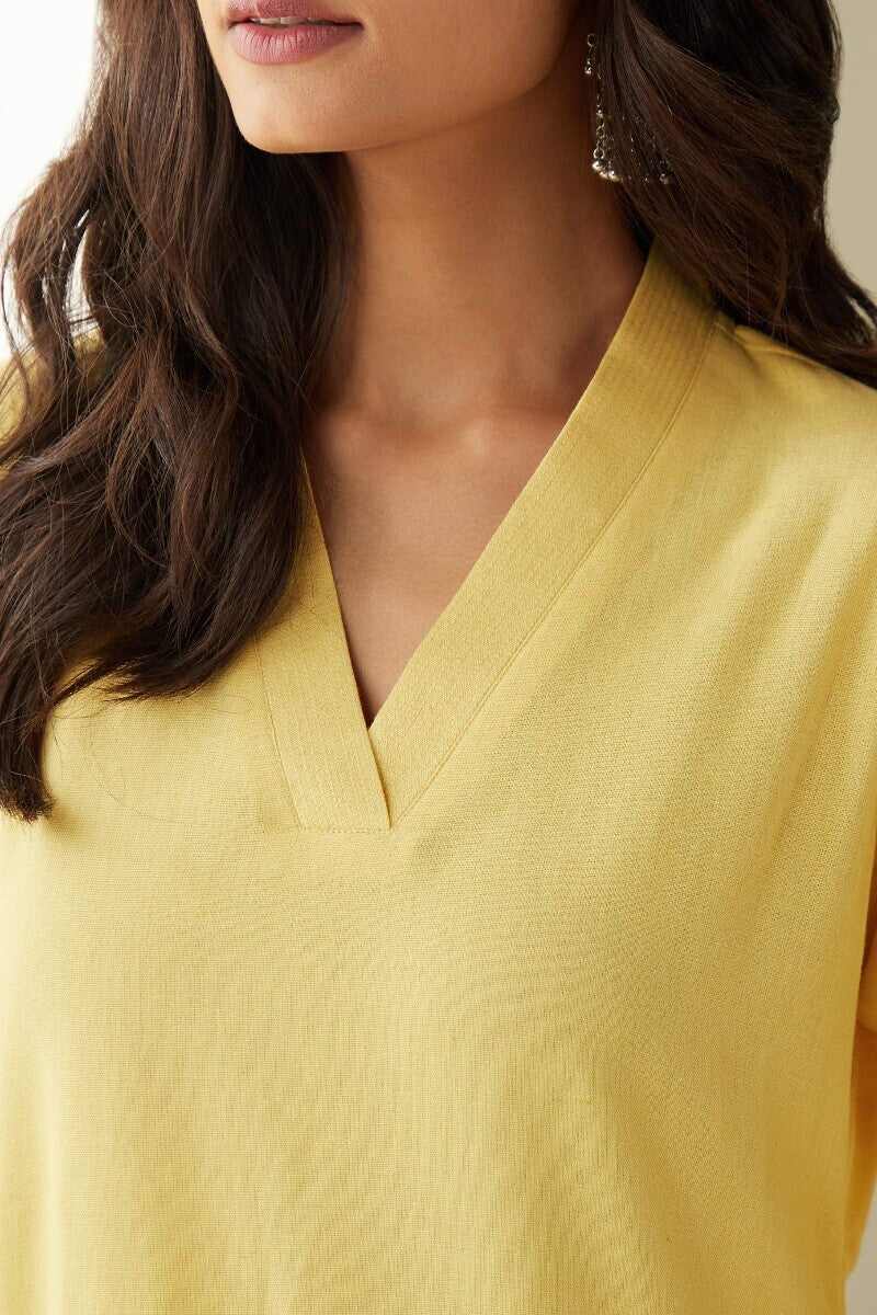Roza Seher Yellow Kurta