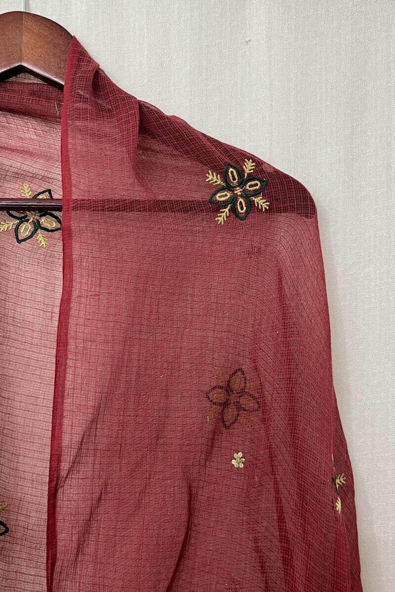 Red Kota Dupatta