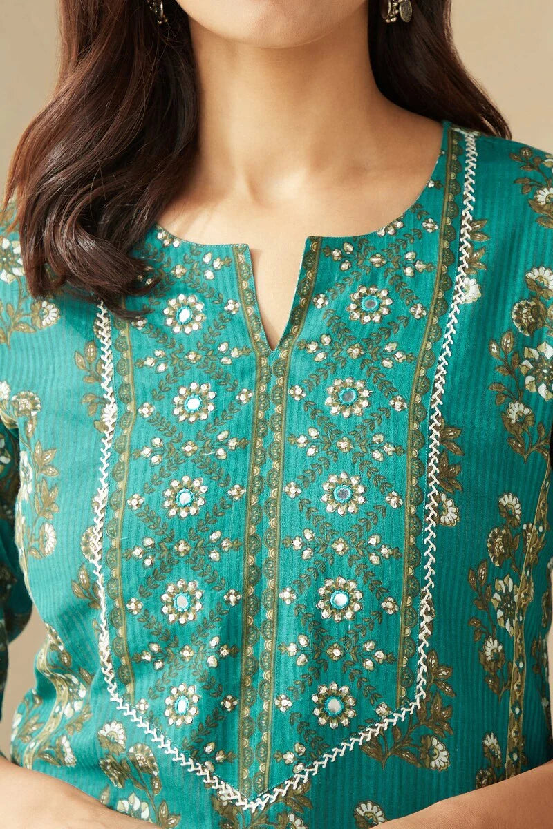 Gauhar Ria Sanganeri Kurta