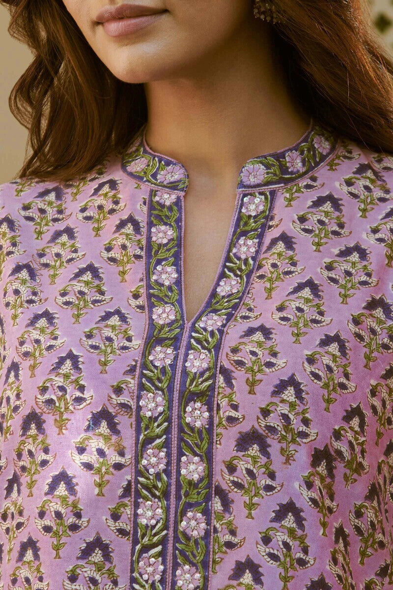 Mehrunissa Sahira Chanderi Kurta