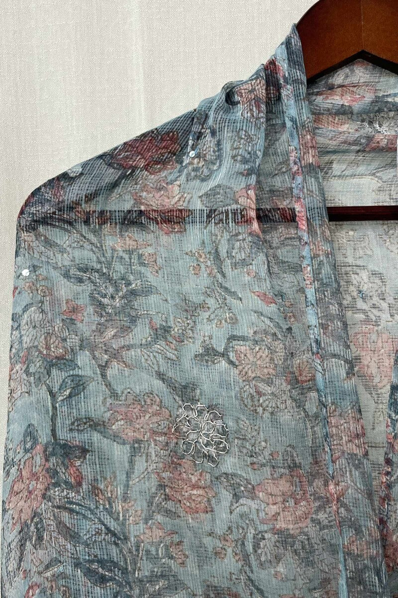 Kota Hand Block-Printed Dupatta
