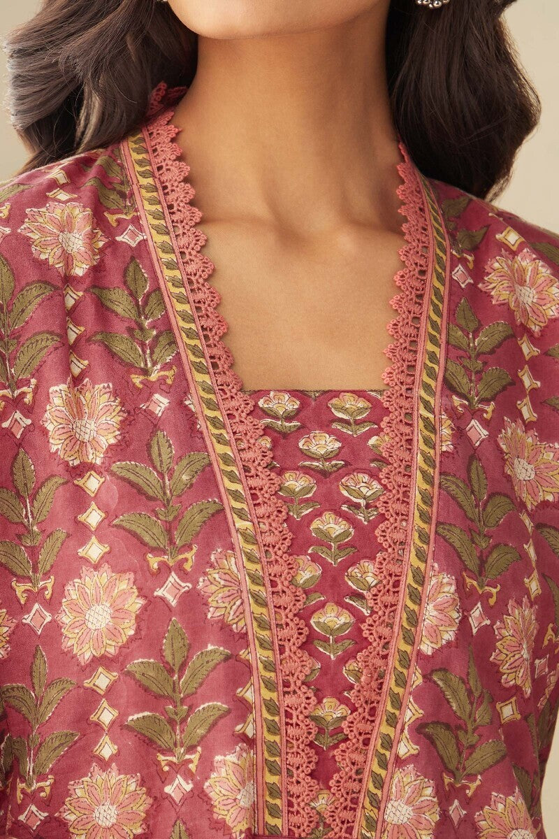 Rosheen Rafiya Sanganeri Kurta