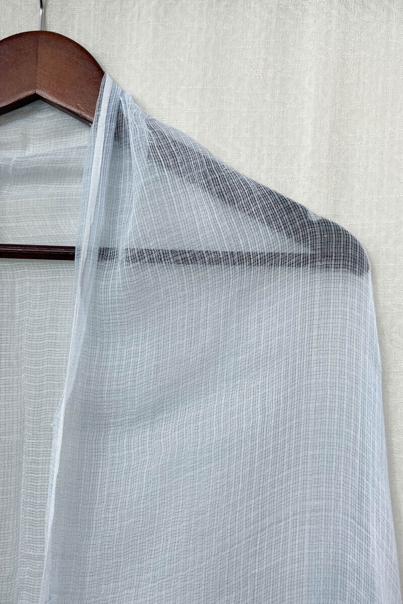 Light Blue Plain Dupatta