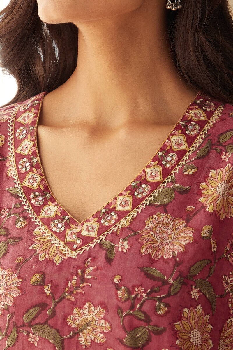 Rosheen Feroza Sanganeri Kurta