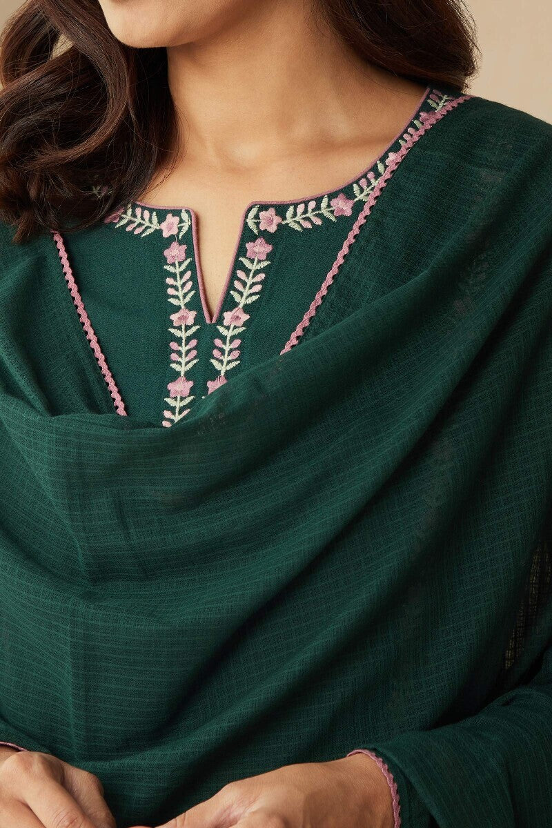 Roza Zoya Green Dupatta