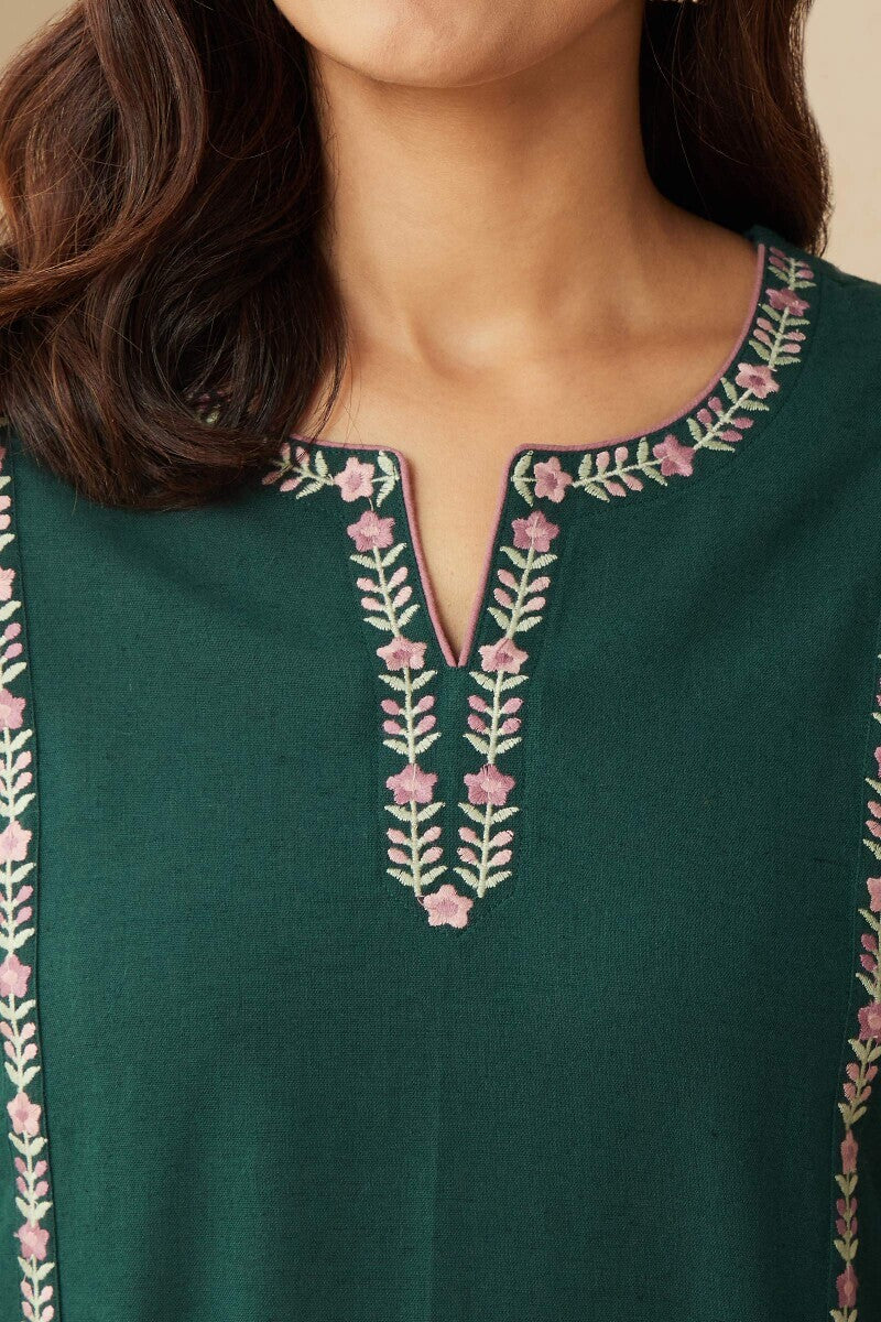 Roza Zoya Green Kurta