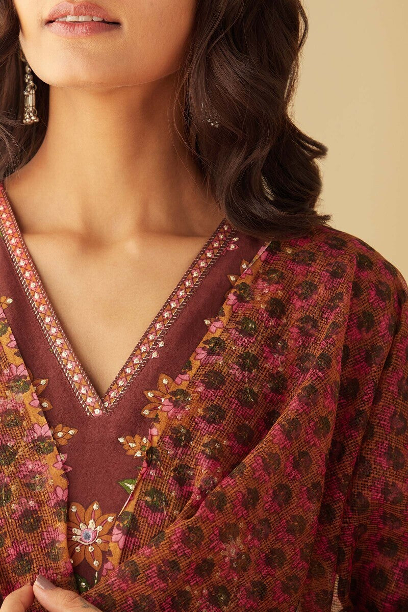 Gauhar Rania Sanganeri Dupatta