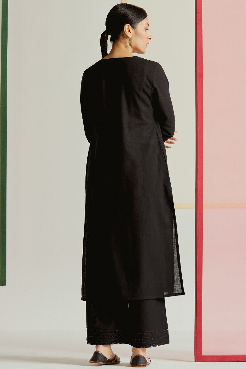 Roza Seerat Black Kurta