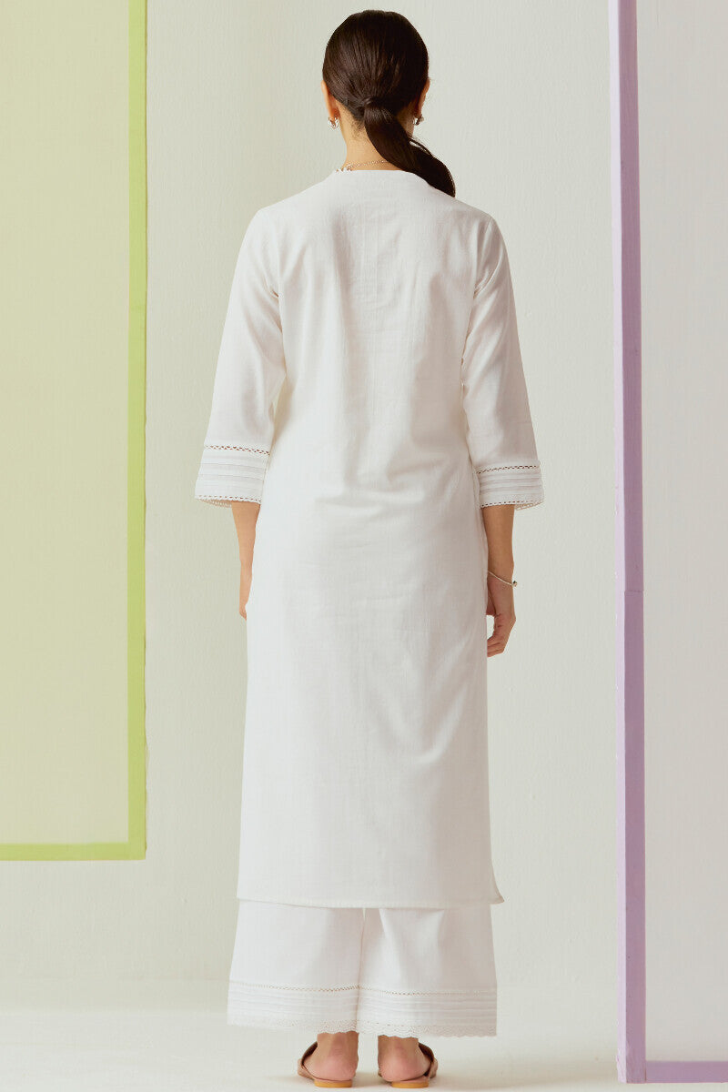Roza Sahira White Kurta