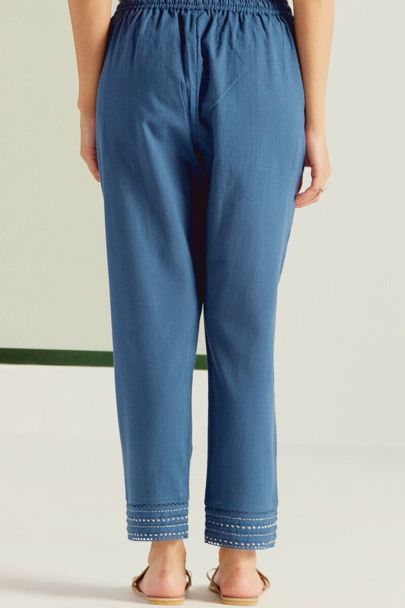 Roza Samaira Blue Narrow Pants