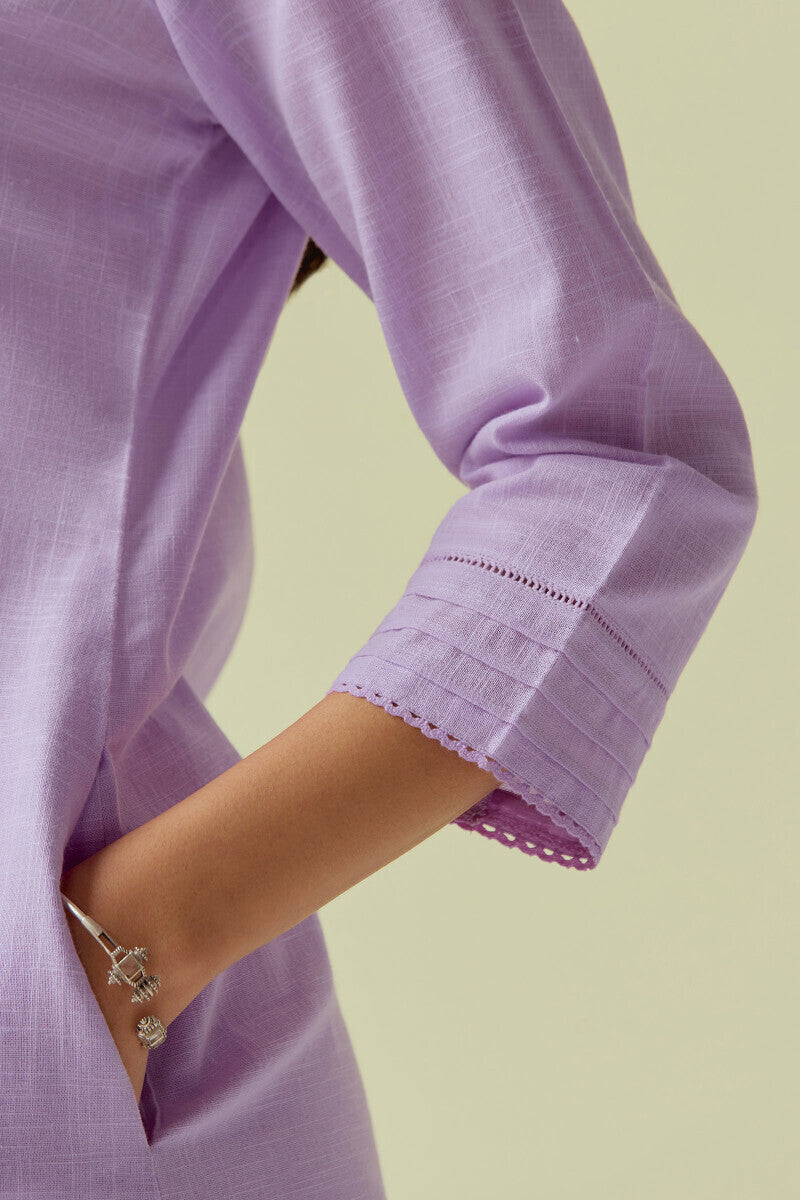 Roza Nida Lavender Kurta
