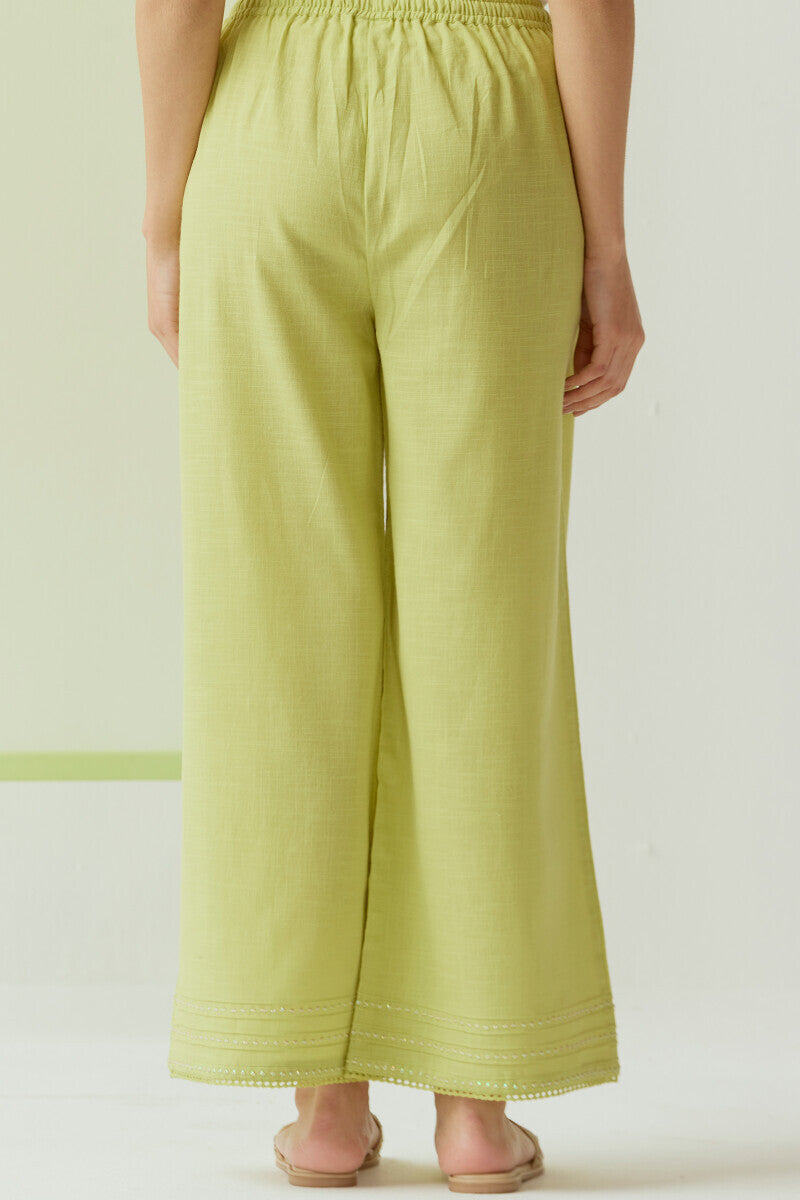 Roza Seerat Lime Green Farsi