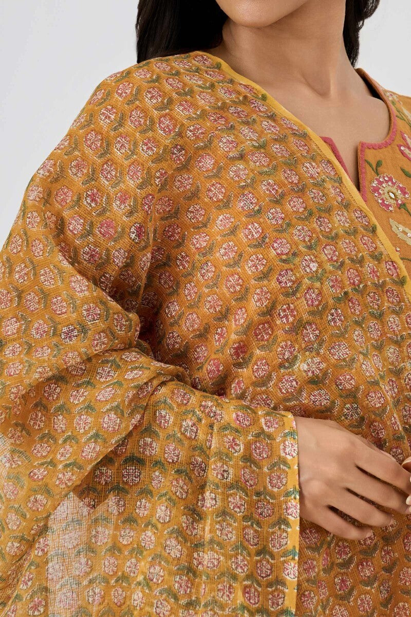 Gulshan Bagh Siya Sanganeri Kota Dupatta