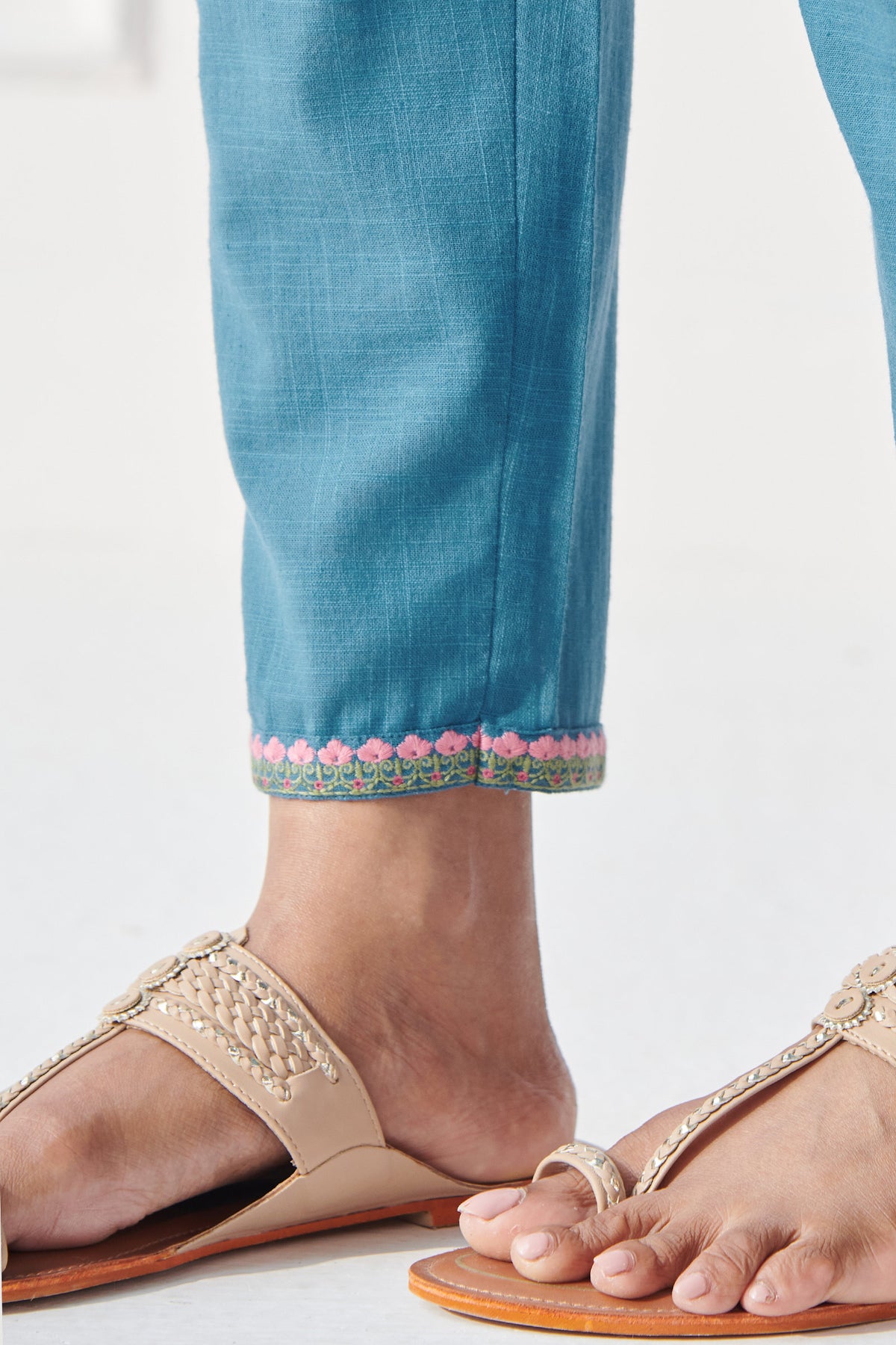 Mehraab Alisha Blue Narrow Pants
