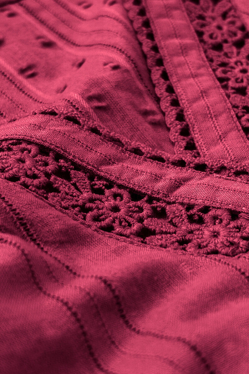 Roza Sehr Rose Pink Kurta