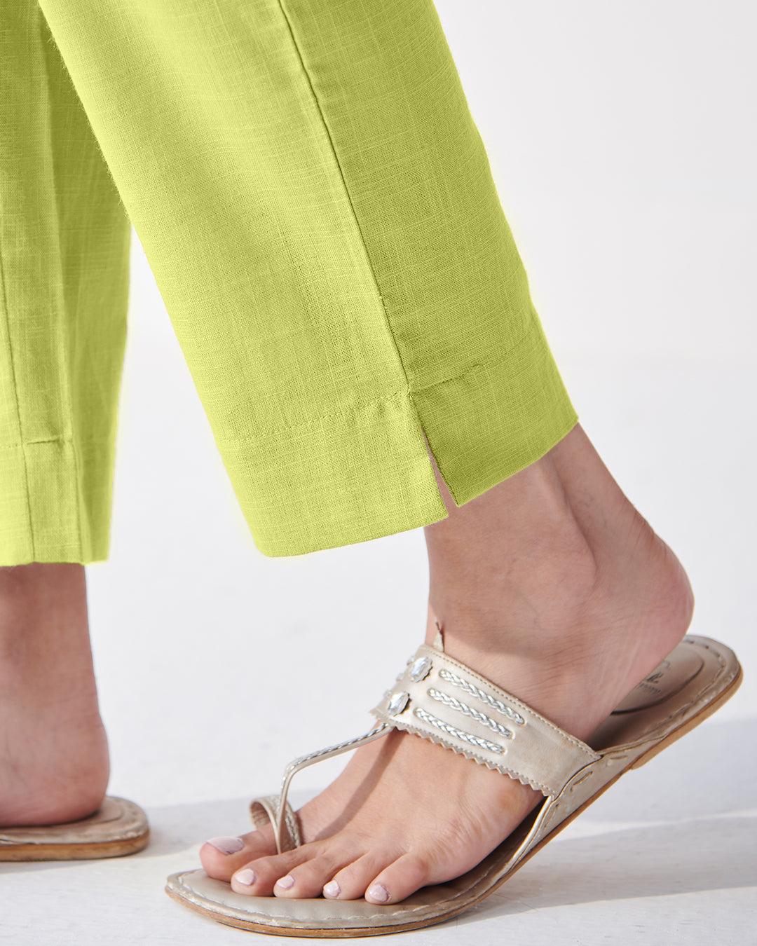 Surplus: Roza Layla Apple Green Narrow Pants
