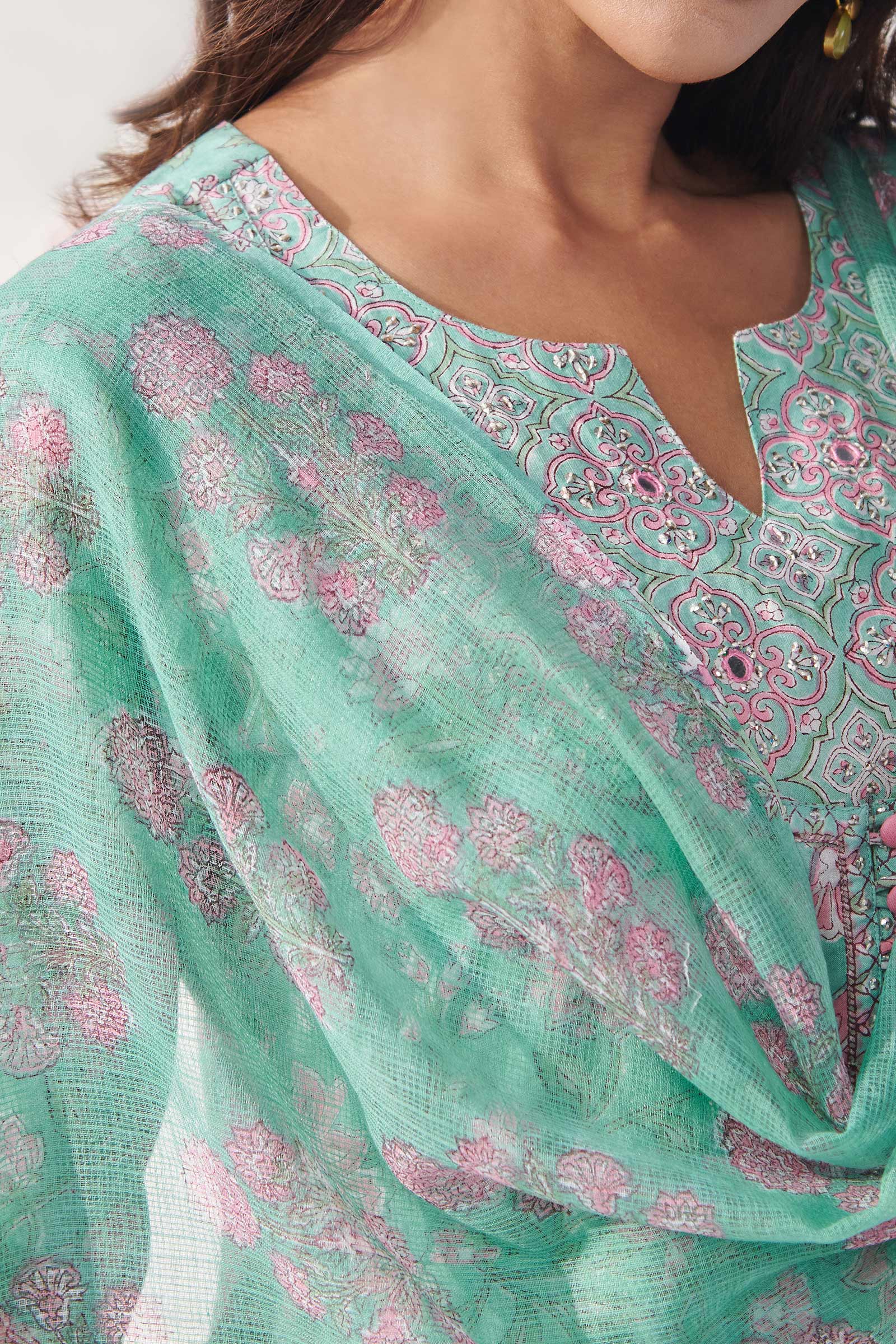 Gulbahar Sehr Sanganeri Dupatta