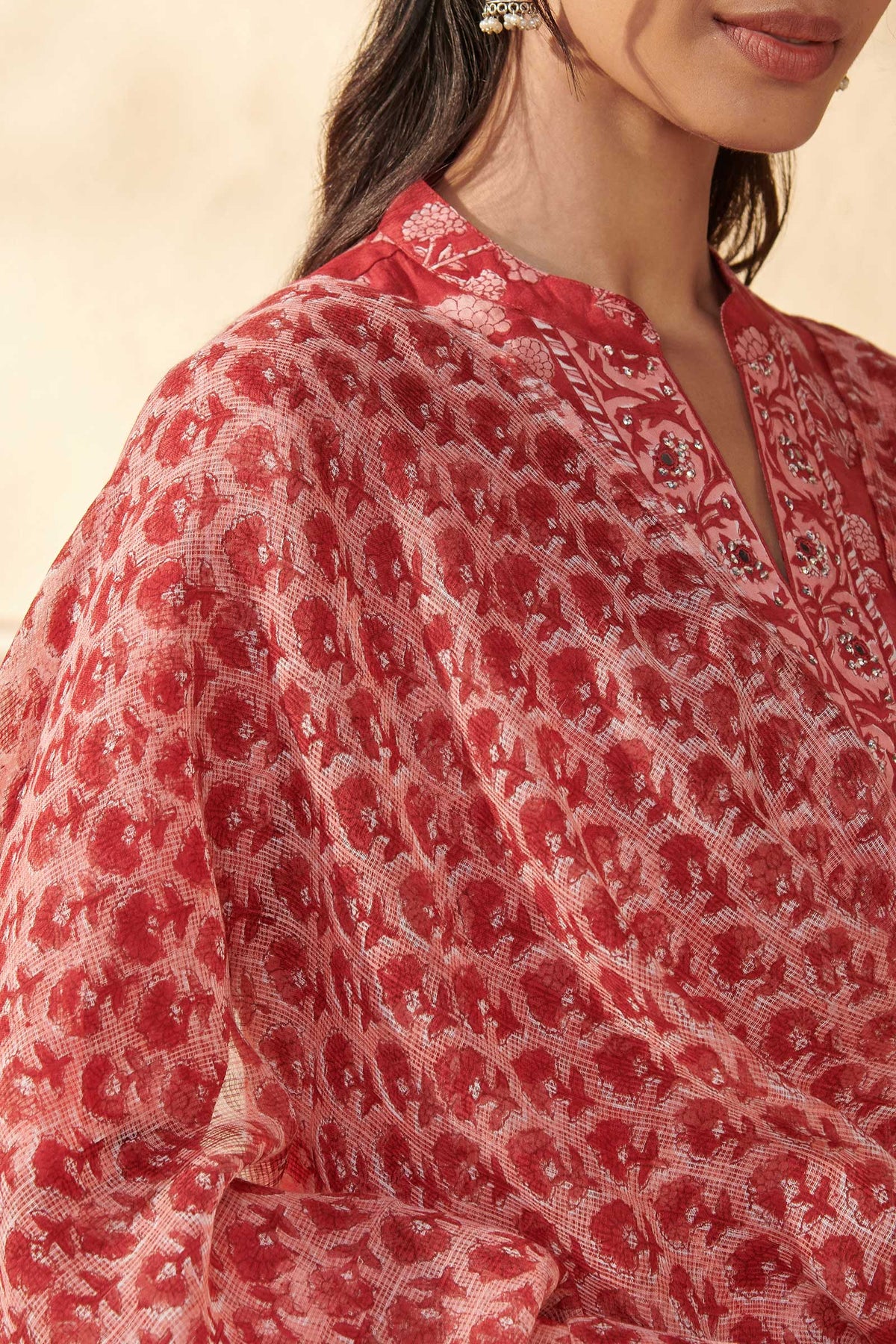 Gulbarg Nazma Sanganeri Dupatta