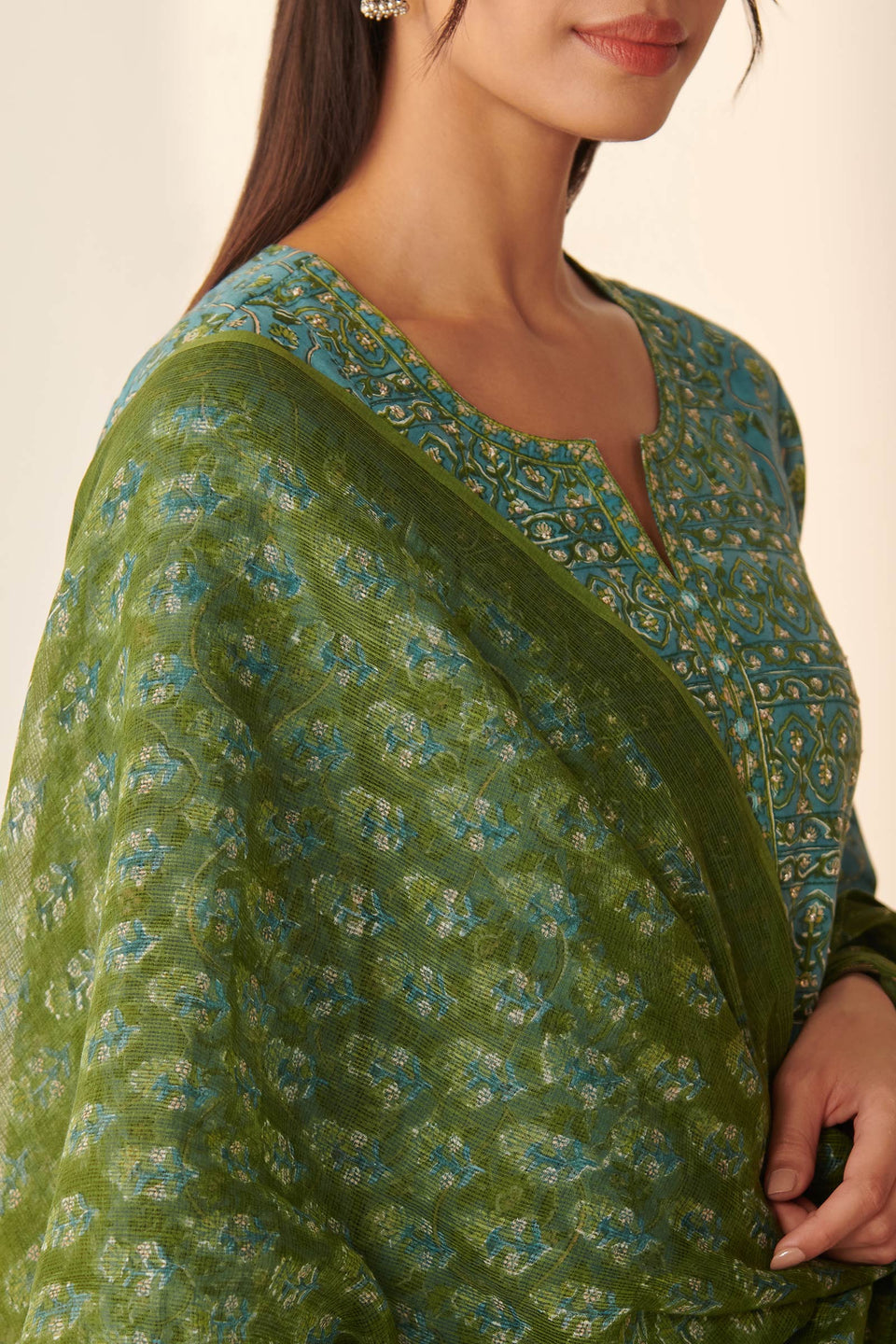 Gulbarg Riya Sanganeri Dupatta