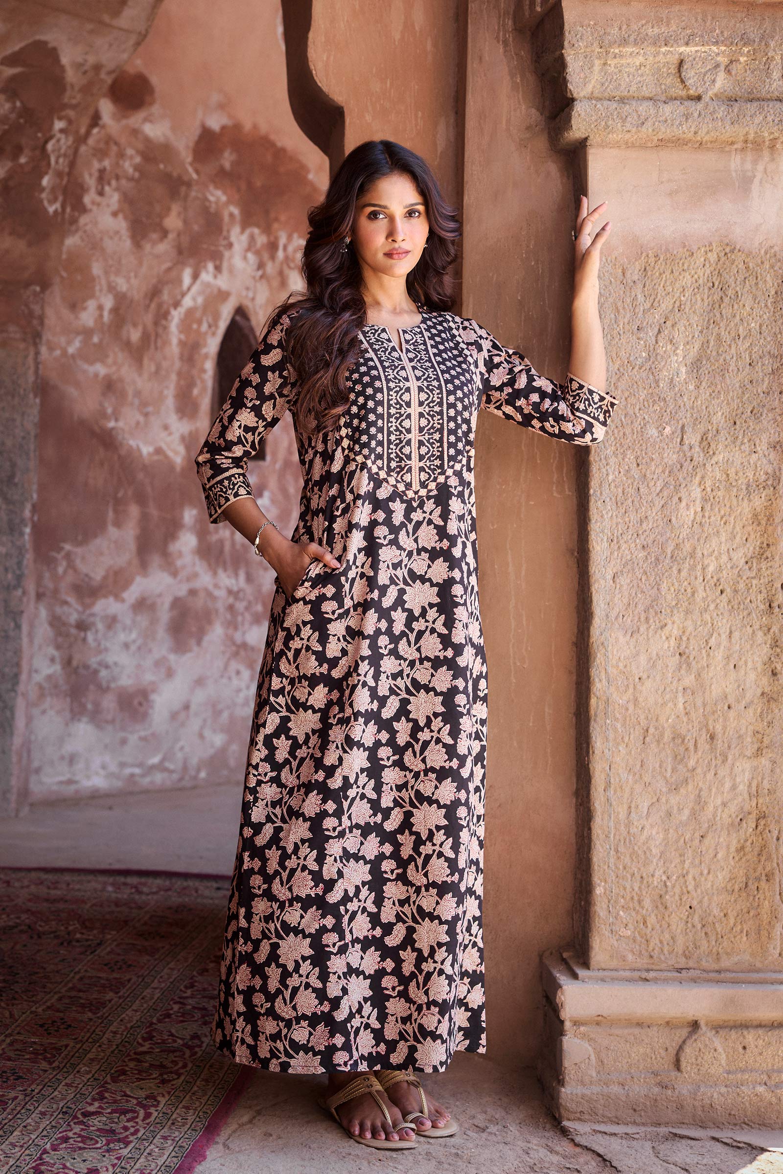 Surplus: Sehra Sarah Bagru Kaftan