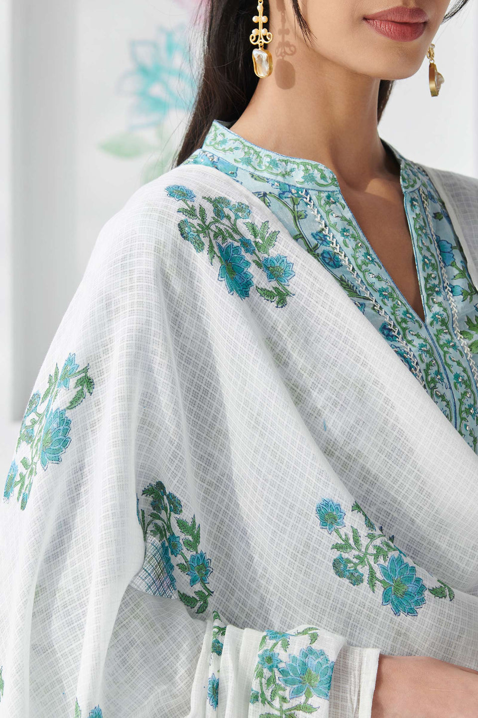 Gulbahar Aalia Sanganeri Dupatta