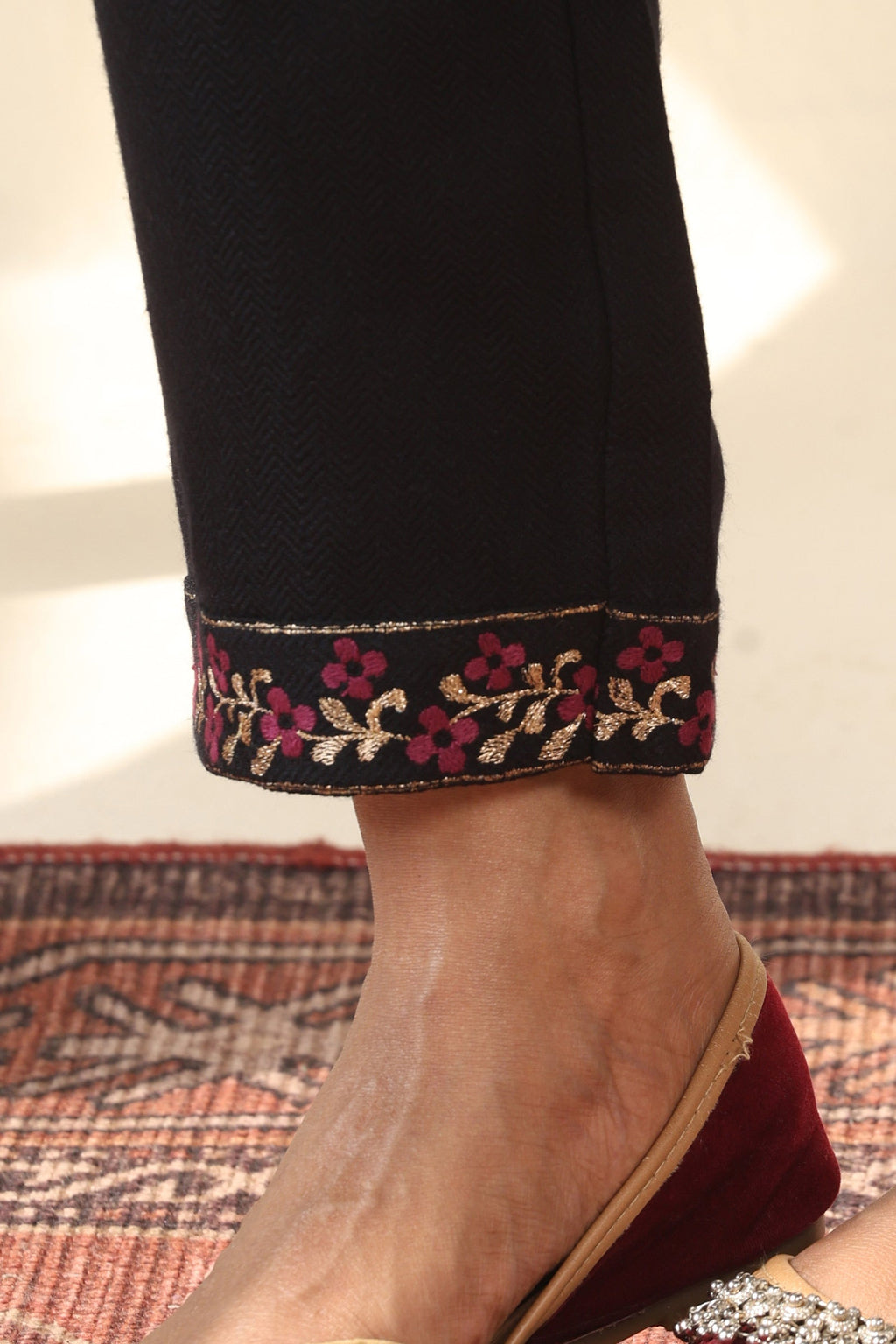 Surplus: Naadirah Maryam Faux Wool Narrow Pants