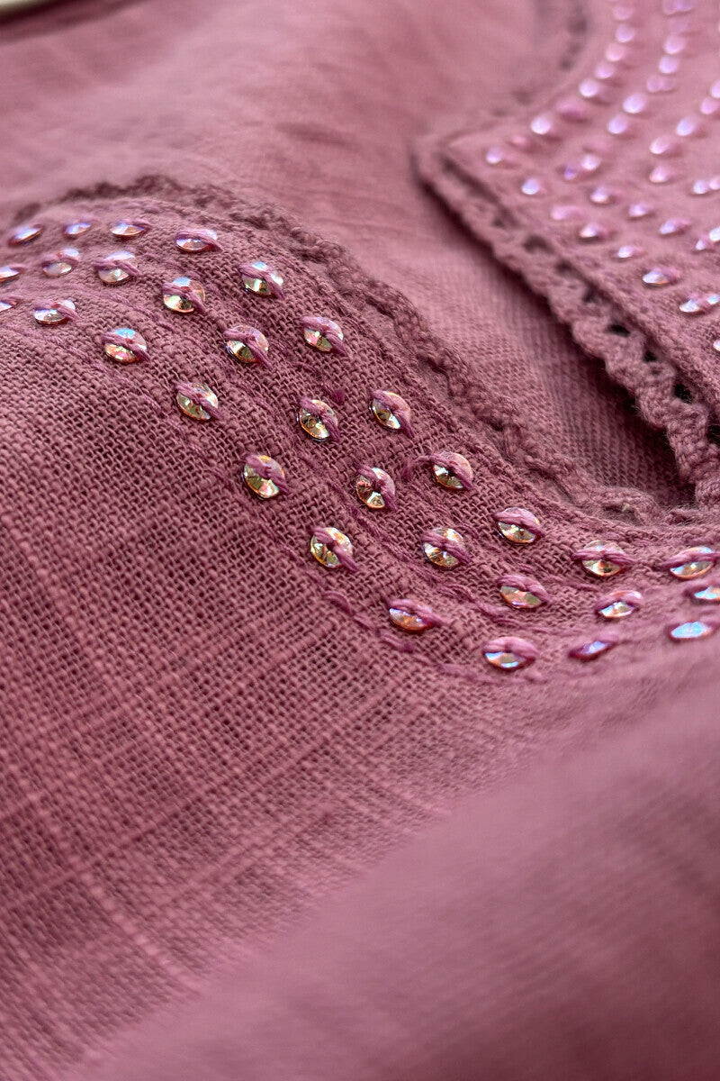 Roza Zara Mauve Kurta