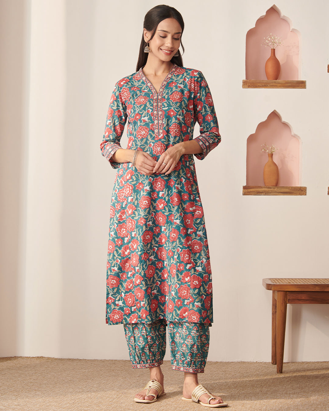 Zahira Farah Sanganeri Kurta
