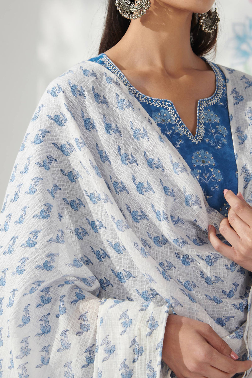 Neelofar Zunaira Sanganeri Dupatta