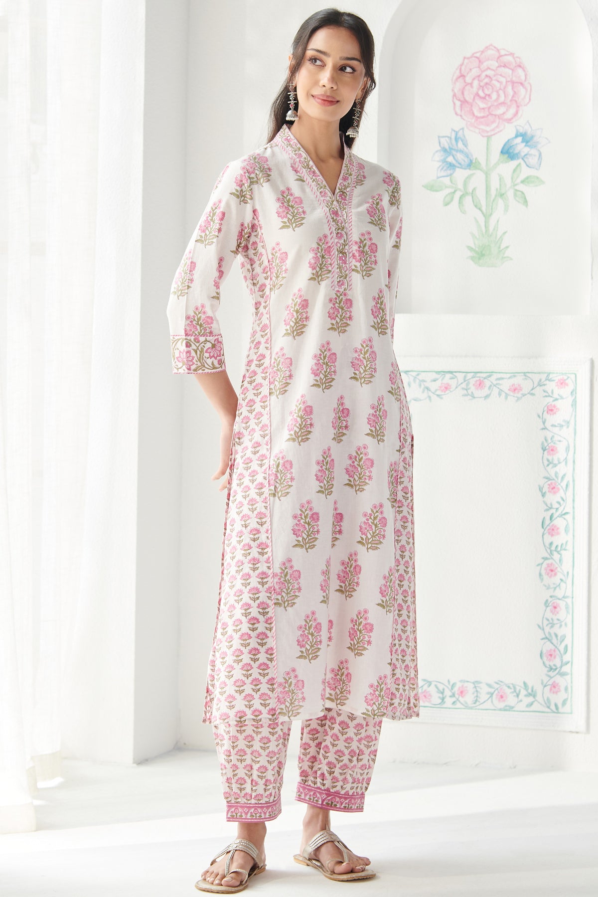 Gulbahar Zubeida Sanganeri Kurta