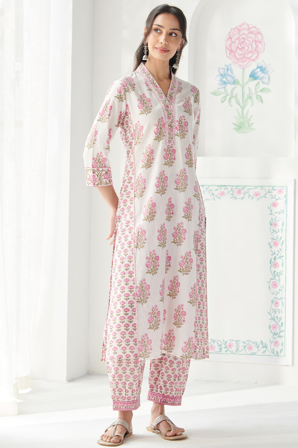 Gulbahar Zubeida Sanganeri Kurta