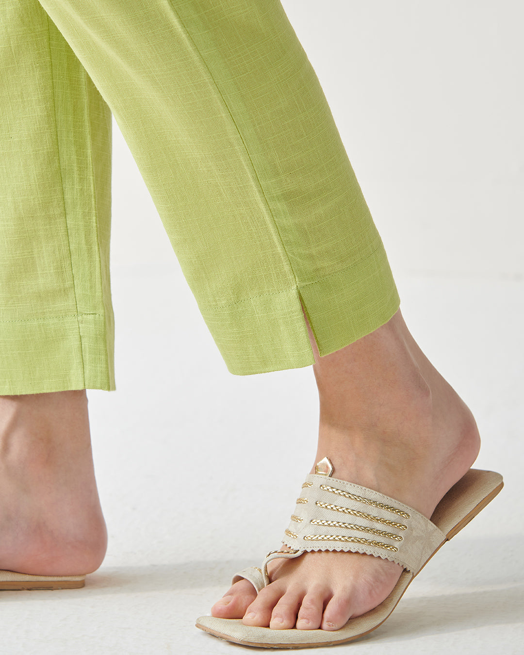 Roza Layla Apple Green Narrow Pants