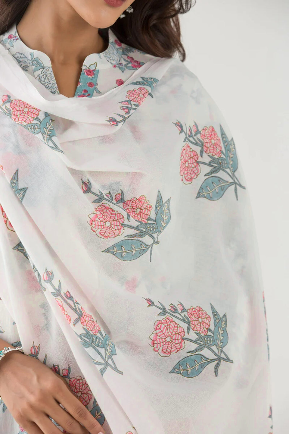 Gulbarg Jia Sanganeri Dupatta