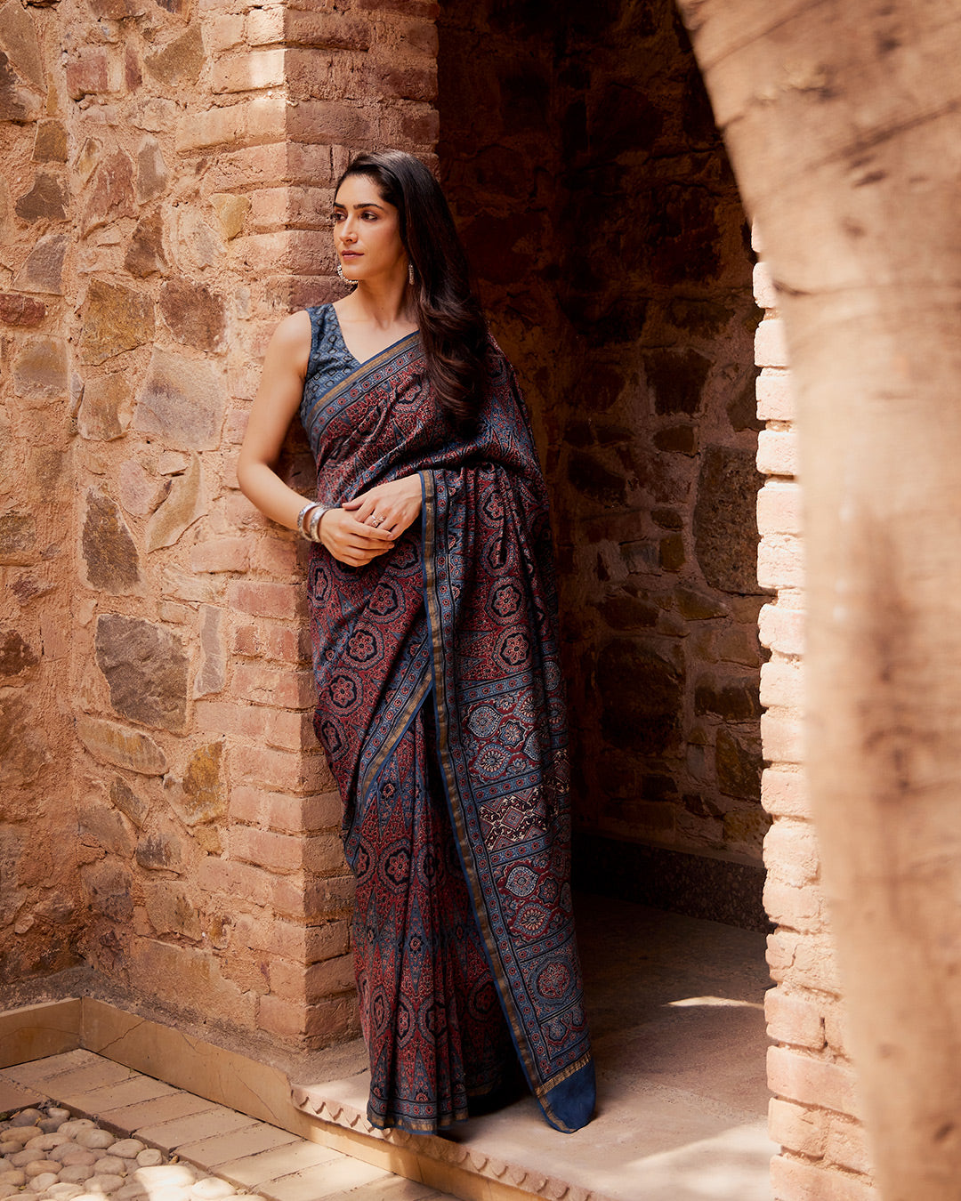 Surplus: Sehra Rumi Ajrakh Chanderi Saree