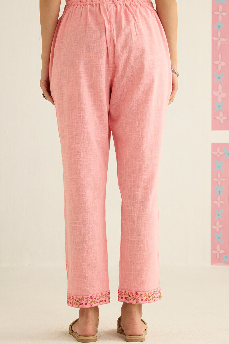 Mehraab Mahi Pink Narrow Pants