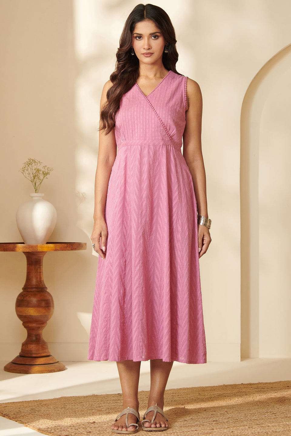 Roza Riya Pink Dress