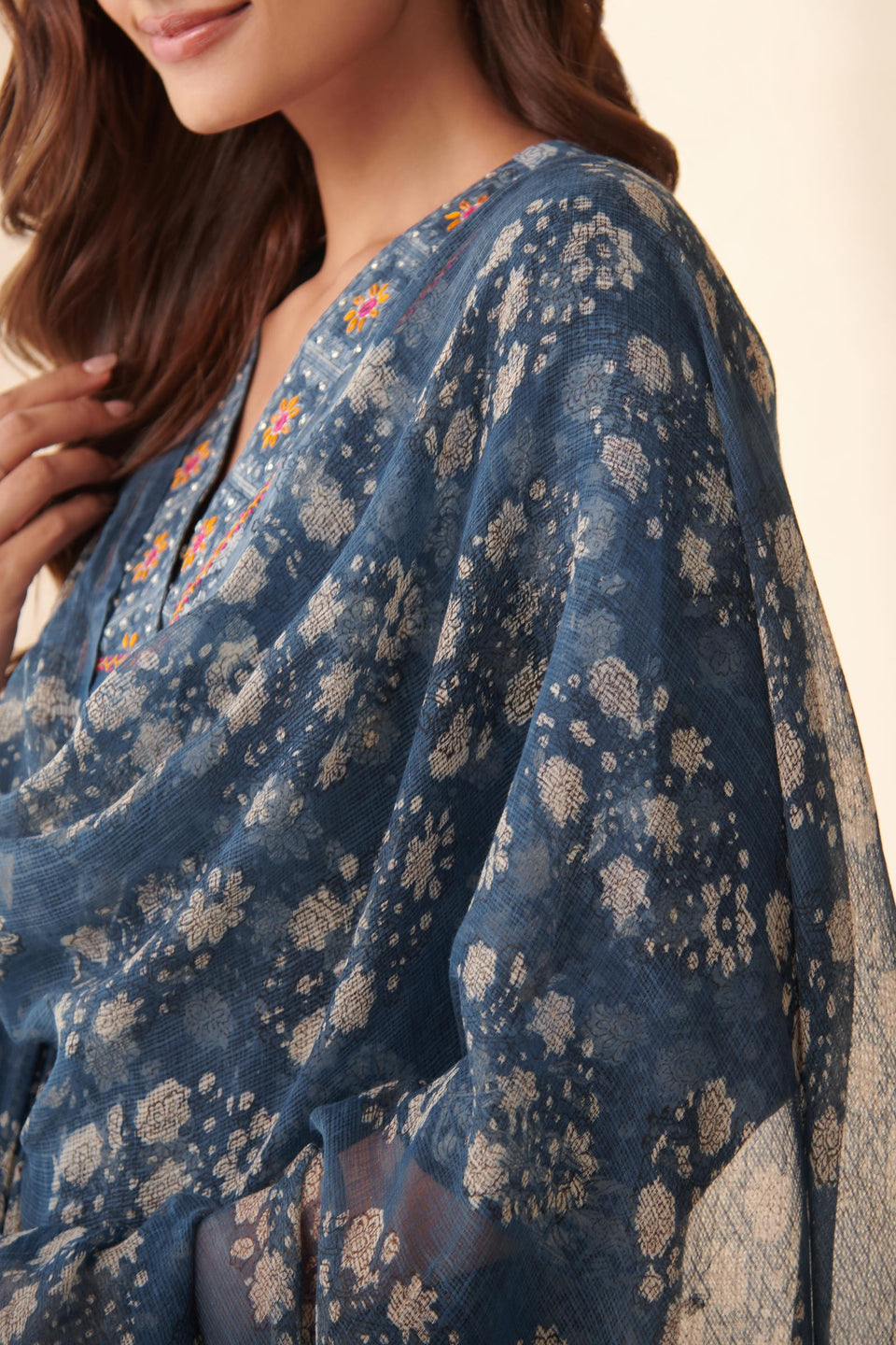 Sehra Zahira Bagru Dabu Dupatta