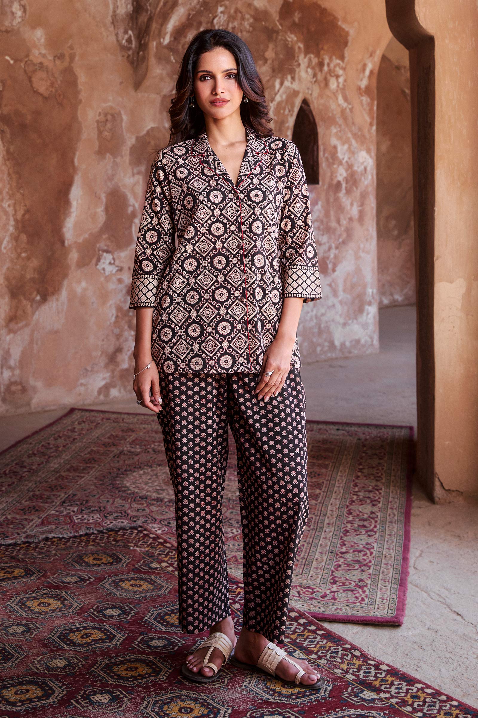 Surplus: Sehra Nargis Bagru Co-Ord Set