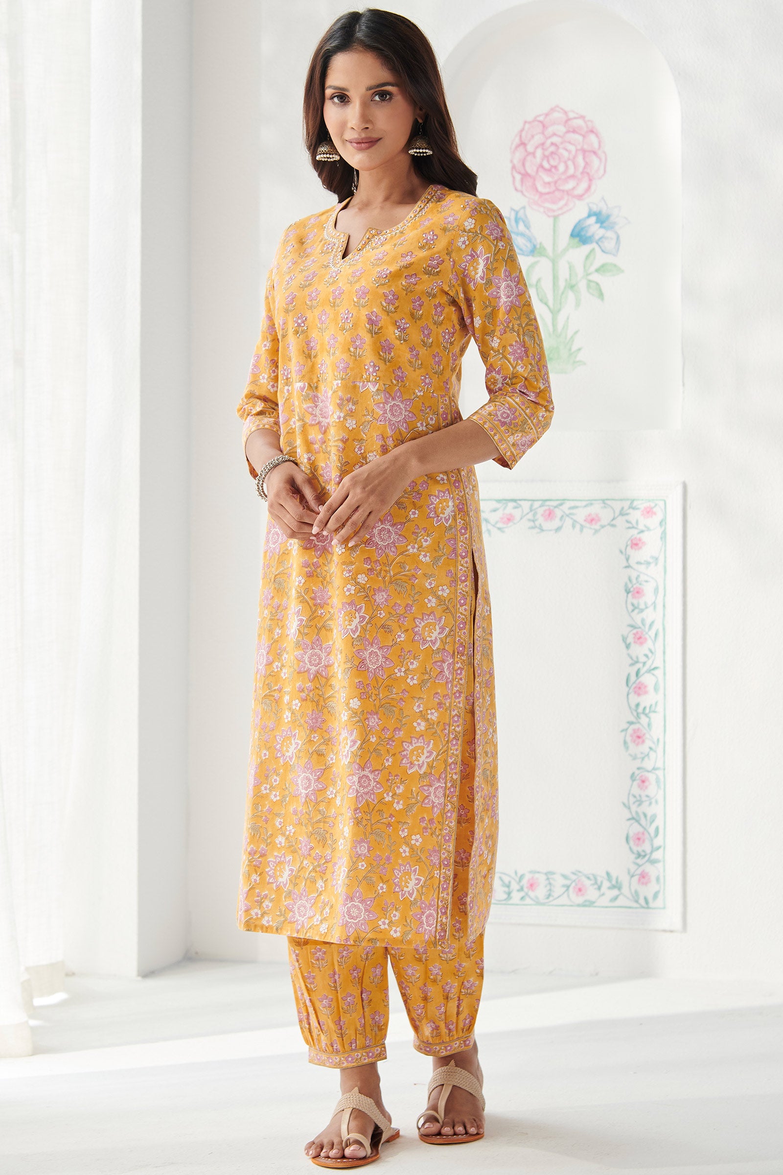 Surplus: Gulbahar Azma Sanganeri Kurta