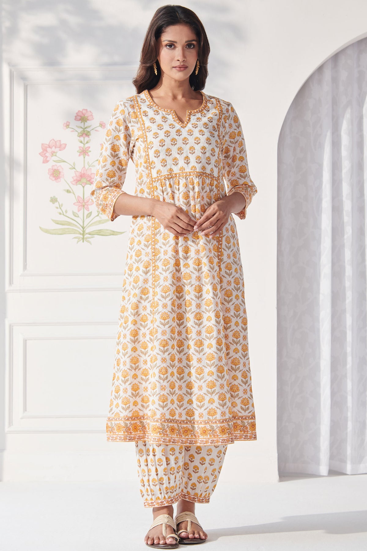 Gulbahar Samira Sanganeri Kurta