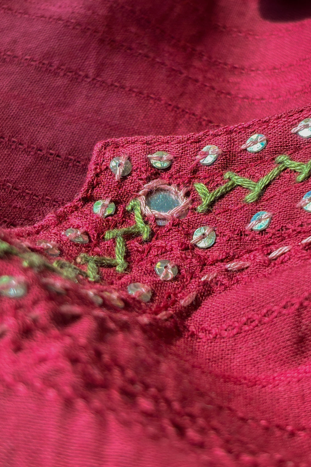 Surplus: Roza Razia Maroon Kurta