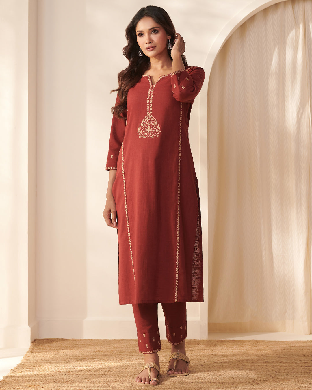 Mehraab Alya Alta Red Kurta