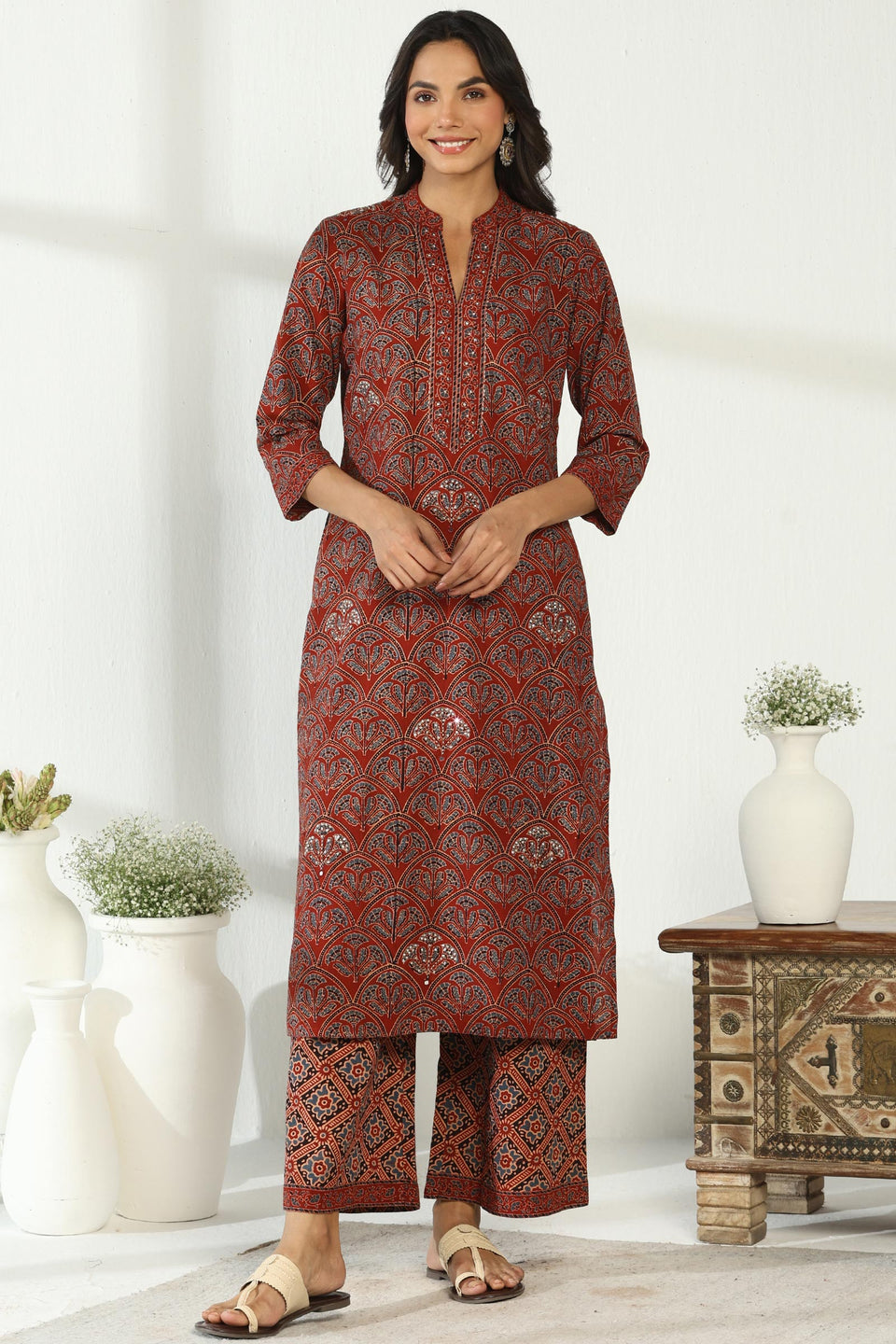 Sehra Samira Ajrak Kurta