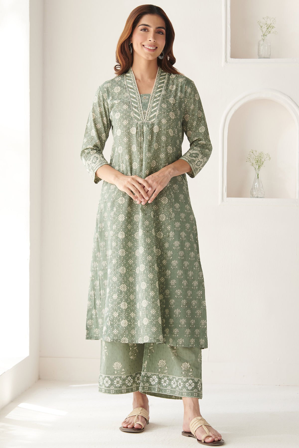 Gulbarg Gulshan Sanganeri Kurta