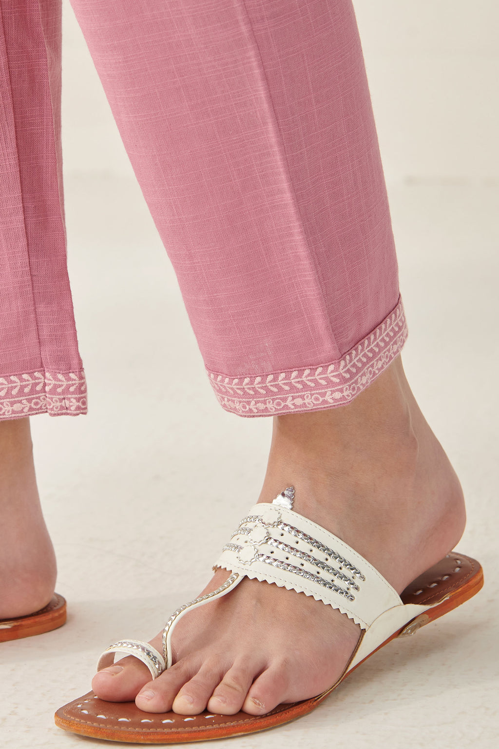 Surplus: Mehraab Rumeha Pink Narrow Pants